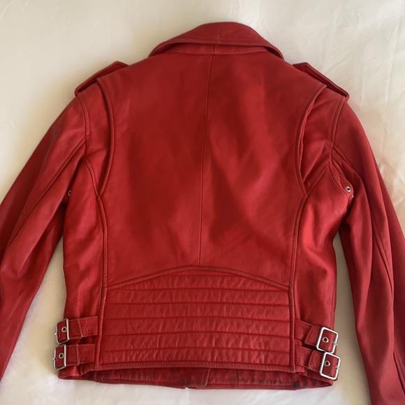 IRO Leather Jacket - Vintage Red - Picture 5 of 9